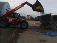 Transbordării de cale ferată din pulpă de sfeclă de zahăr uscată peletizat realizată pe 6-07 martie 2017, în cantitate de 702 t, în 17 transportări. Filme și fotografii scurt pot fi văzute aici 